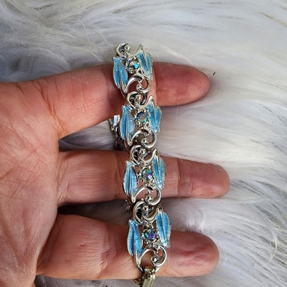 Vintage Aurora Borealis bracelets - Picture 6 of 16